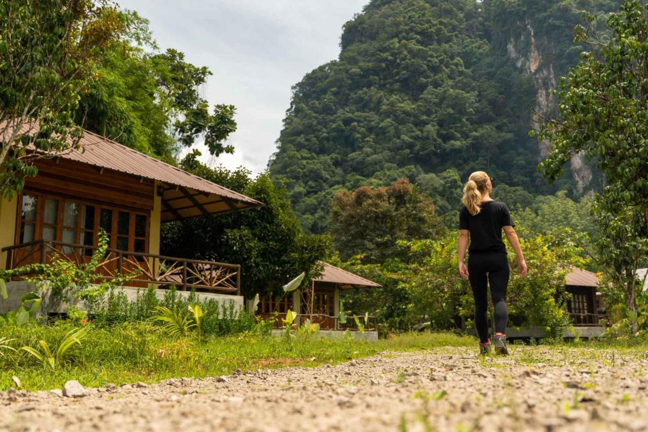 Monkey Mansion - Jungalows & Tours Khao Sok National Park エクステリア 写真